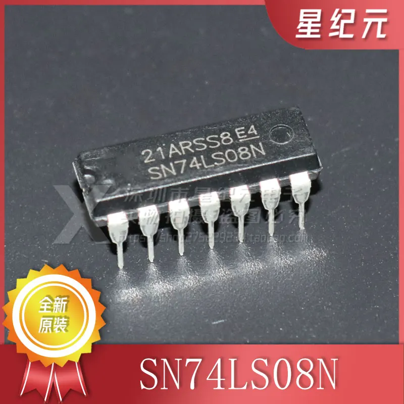 

[IN STOCK]1 Piece HD74LS08P SN74LS08N Original DIP-14 Quad 2 Input Positive AND Gate 74LS08
