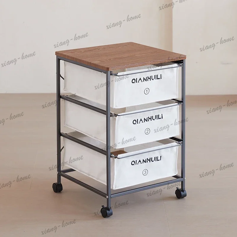 drawer storage cabinet mobile pulley medieval shelf under table storage box