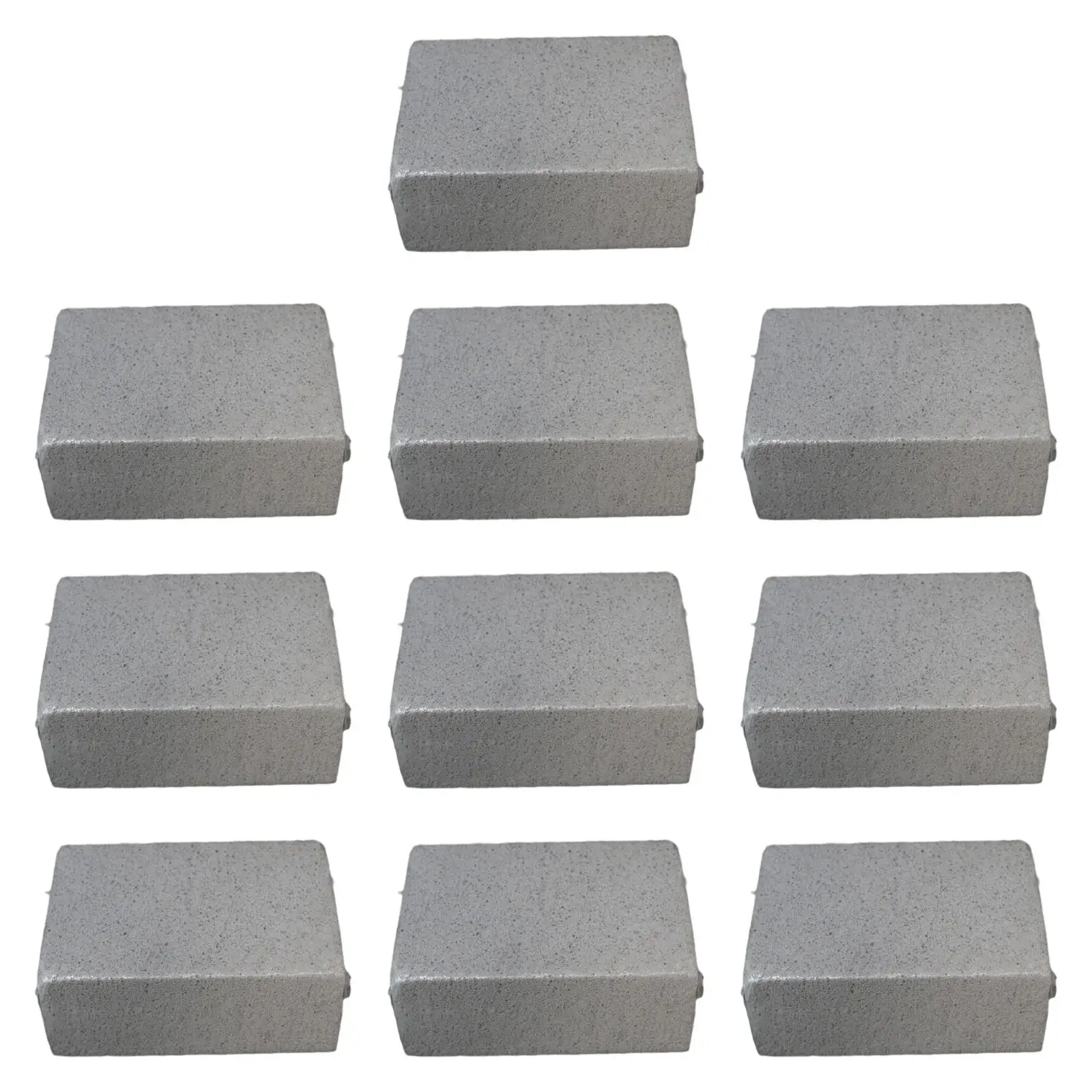 10Pcs Grill Cleaning Bricks Heavy Duty Grill Cleaner Portable Pumice Griddle Cleaning Stones Accessory High Performance