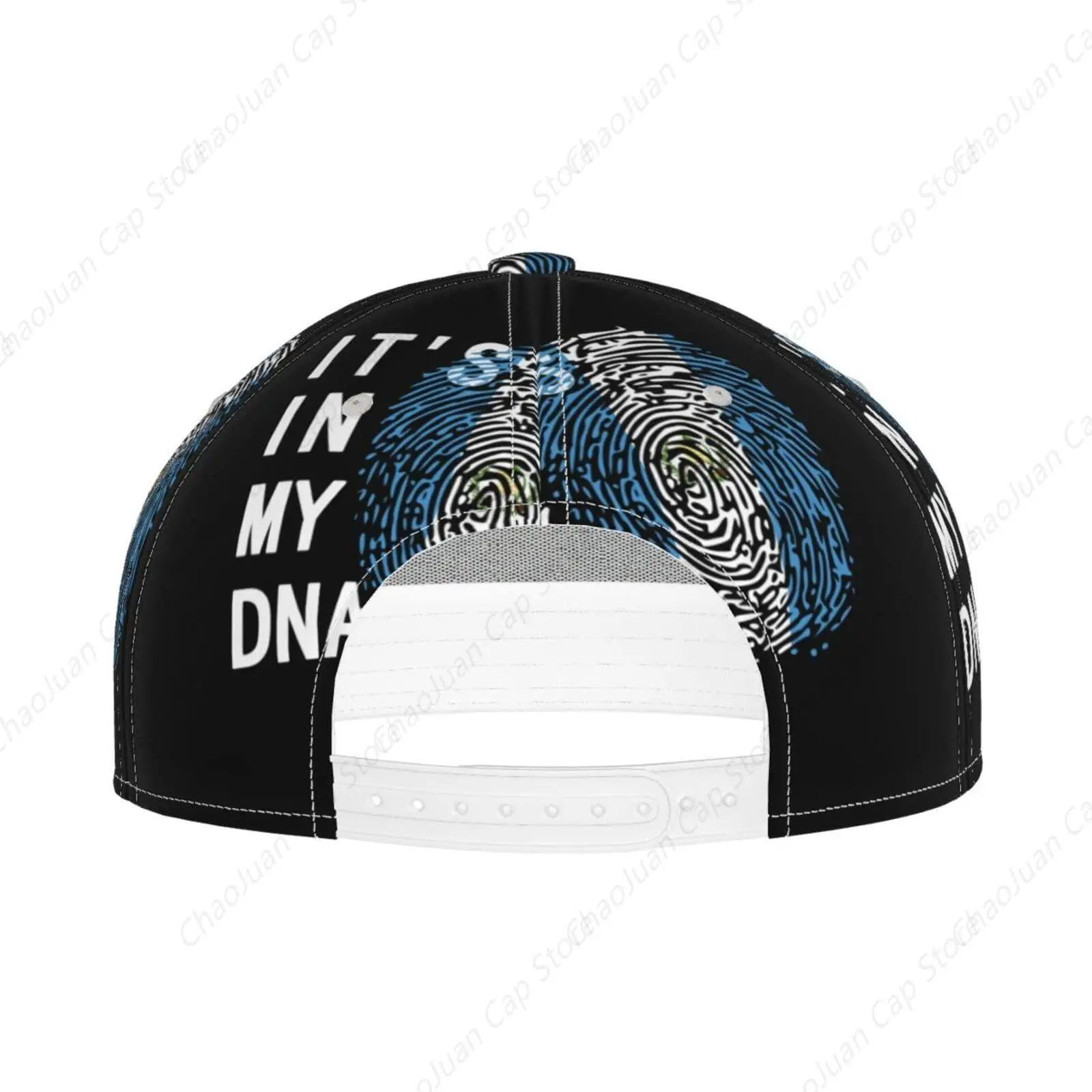 انها في بلدي DNA غواتيمالا شقة بيل حافة قبعة بيسبول كول الهيب هوب قبعة سائق الشاحنة الرجال النساء قبعات البيسبول قابل للتعديل