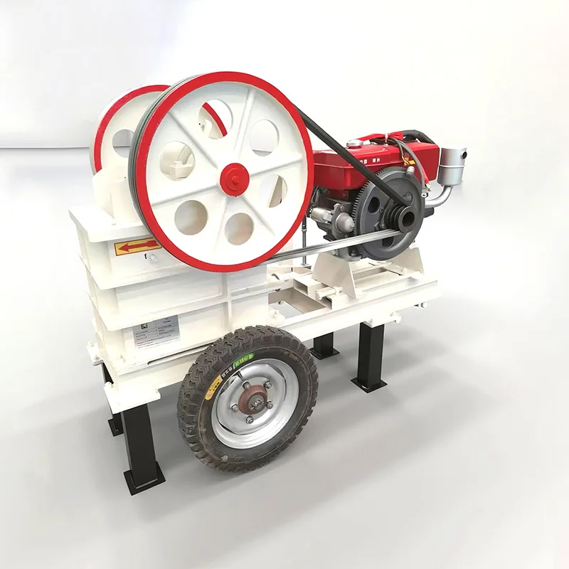 PE150x250 Portable Mini Jaw Crusher Manufacturer Provided New Steel for Crushing