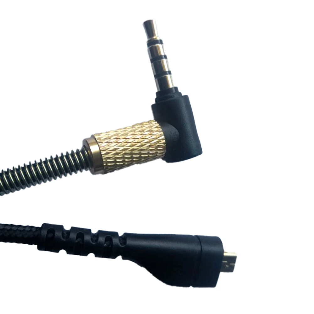 Cable de auriculares de cobre para PC, accesorio portátil y estable, ligero, HD, entrada de estabilidad, compatible con SteelSeries Arctis