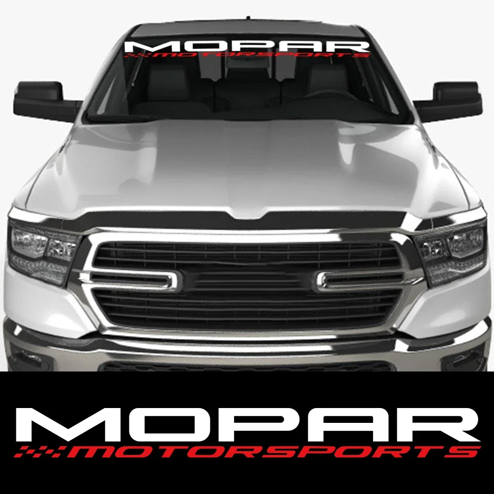 

MOPAR Motorsport Pickup Car Windshield Sticker For Dodge RAM 1500 2500 Rebel TRX Truck Vinyl Decal Auto Decoration Accessories ﻿