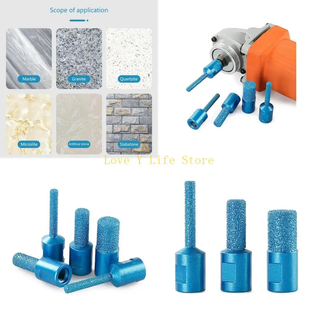 

L74C 3pcs 100 Grinder Grinding Head for Marble, Granite, Countertops