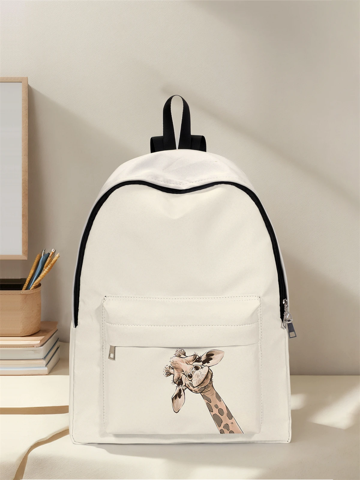 

Рюкзак с рисунком жирафа, новинка 2025, повседневный дорожный рюкзак, легкий и простой повседневный дорожный рюкзак