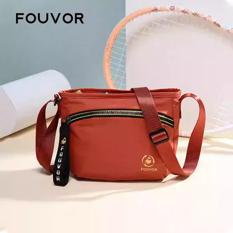 

Женские сумки через плечо Fouvor с ремешком на запястье, водонепроницаемая холщовая сумка через плечо, спортивные повседневные женские сумки для подростков, дорожные сумки 2930-15