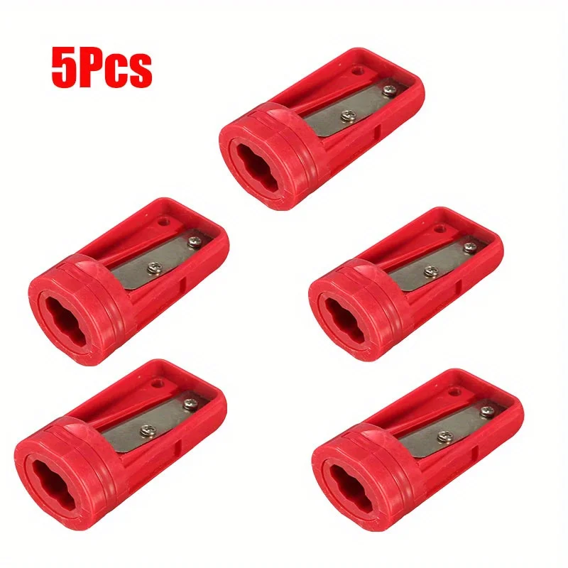 

5Pcs Woodwork Carpenter Pencil Sharpener Cutter Shaver Narrow Sharpening For Woodworking Hand Tools