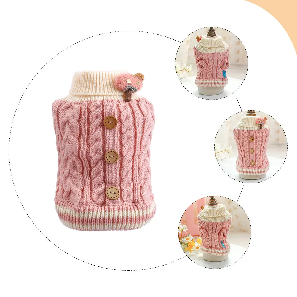 

Adorable Cat Sweater Puppy Warm Clothes Autumn Winter Outfit Pet Costume Party Cosplay Photo Prop Comfortable Warm Keeping Dog