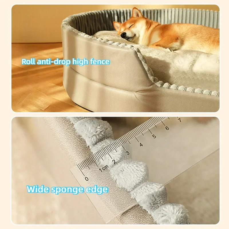 New pet nest washable double-sided cushion pet nest four-season cat and dog 3D three-dimensional kennel