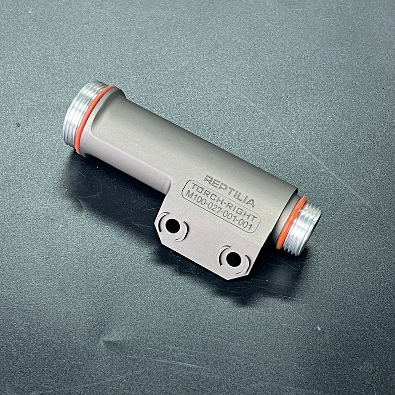 Taktischer Lichtkörper, Taschenlampen-Zubehör, Helmlampe, Aluminiumhalterung, 18650, 18350-Serie, Scout-Licht mit rechtem Schraubenloch – Detail 5