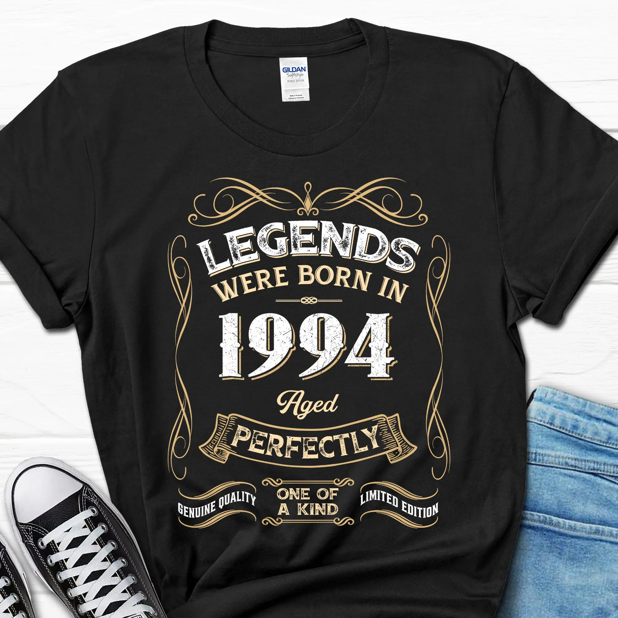 

30th Birthday T Shirt For Men Legends Were Born In 1994 30 Years Old Men's s Husband Turning Him