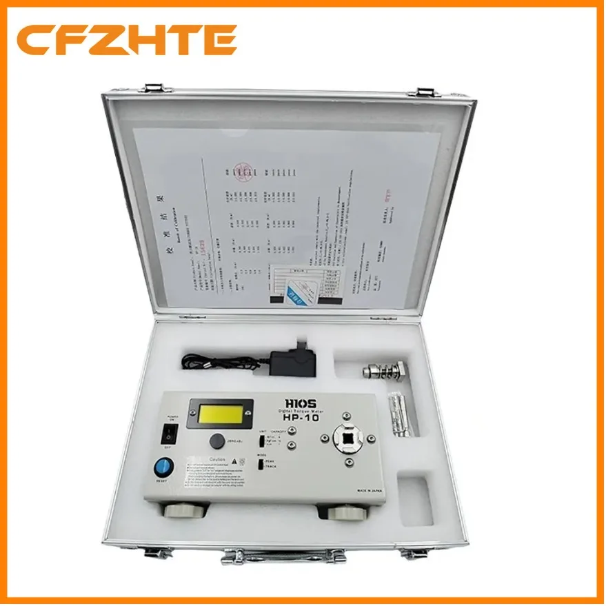 HP-10 HP-20 HP-50 HP-100 HP-250 Digital Torque Gauge, 0.015-25N.m Electric Batch Torque Meter with ±0.5% Accuracy