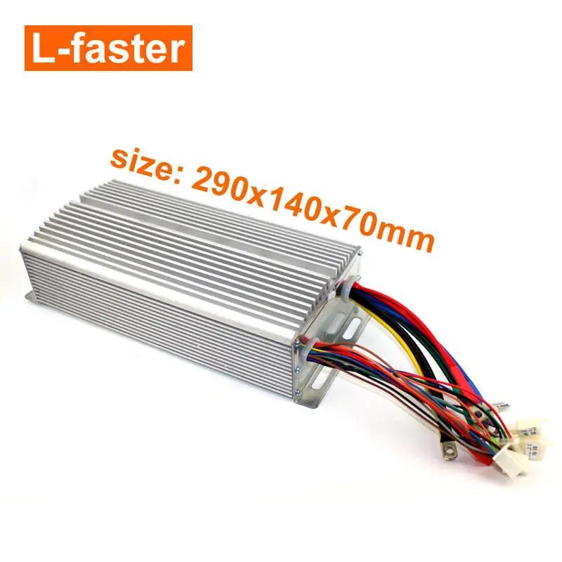 60V 2200W Electric Brushless Geared DC Motor Controller For Pedicab Heavy Carry Cargo Trike