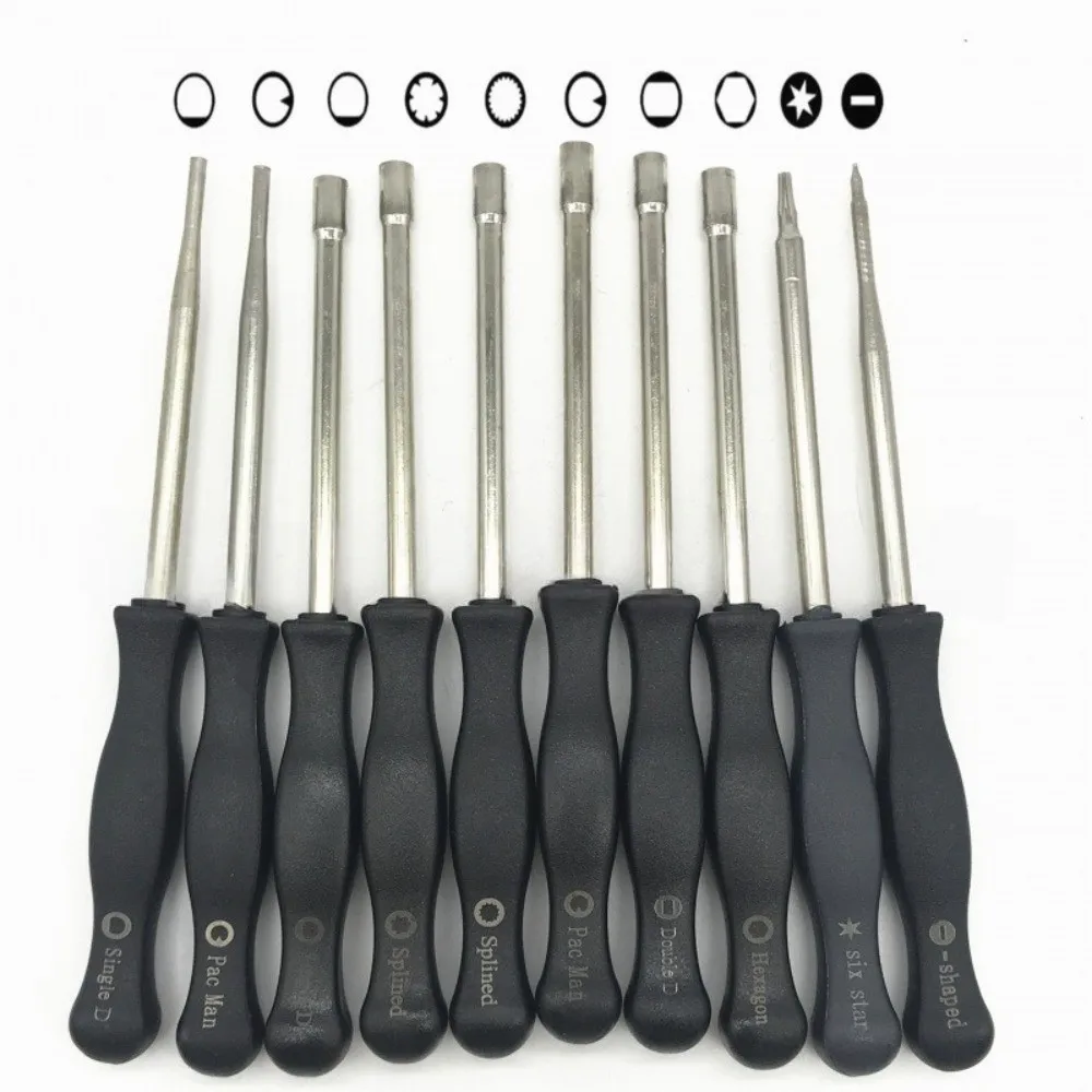 10PCS 10 Unique Screwdriver Carburetor Adjustment Tool Zipper Carry Case Universal Carburetor Screwdriver Tool Matching Brushes
