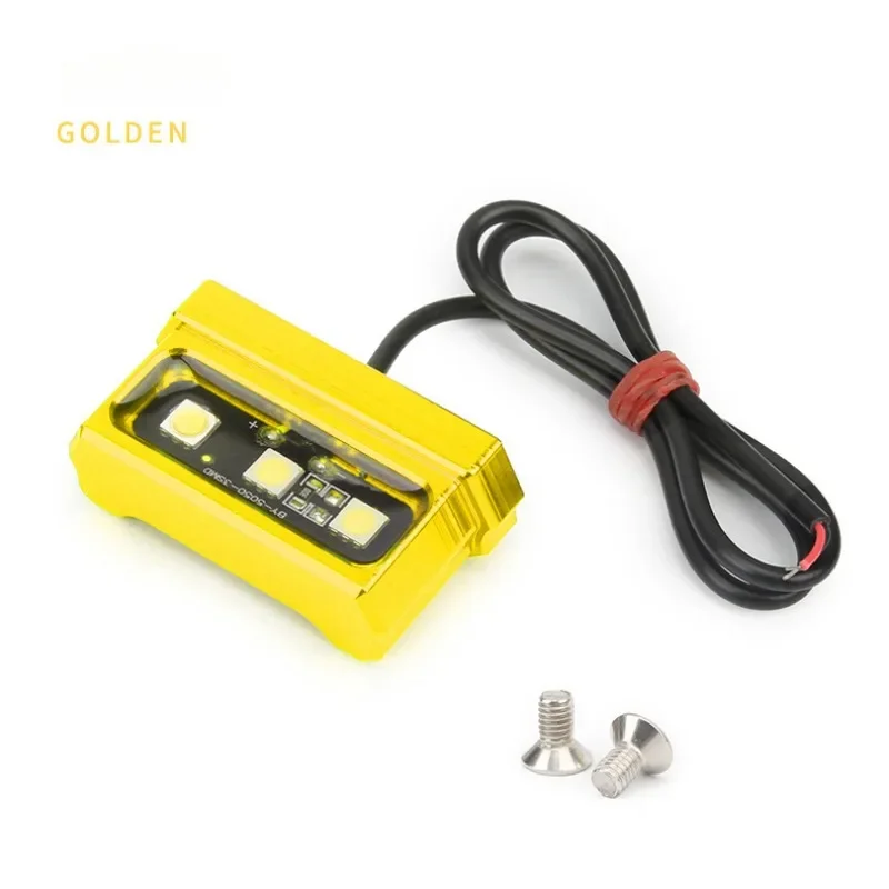 1Pcs LED Motorcycle License Plate Light Decorative Lamp Universal for Honda Kawasaki Yamaha Suzuki Little Monkey Waterproof image 3