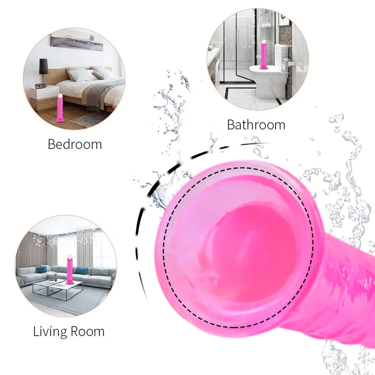 Female Soft Silicone Realistic Dildo With Suction Cup For Woman Sex Toys Dick Penis Vagina Anal Butt Plug Massage Stimulator 18