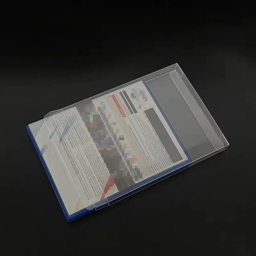 5pcs New Transparent Game Box Protector Case Clear Protective CD Disc Box Cover PET Game Card Storage for PS5 PS4 Xboxone
