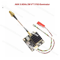 High-Power 5.8G FPV Transmitter, 2W AKK FX2 with Audio Switch for Clear Video Transmission