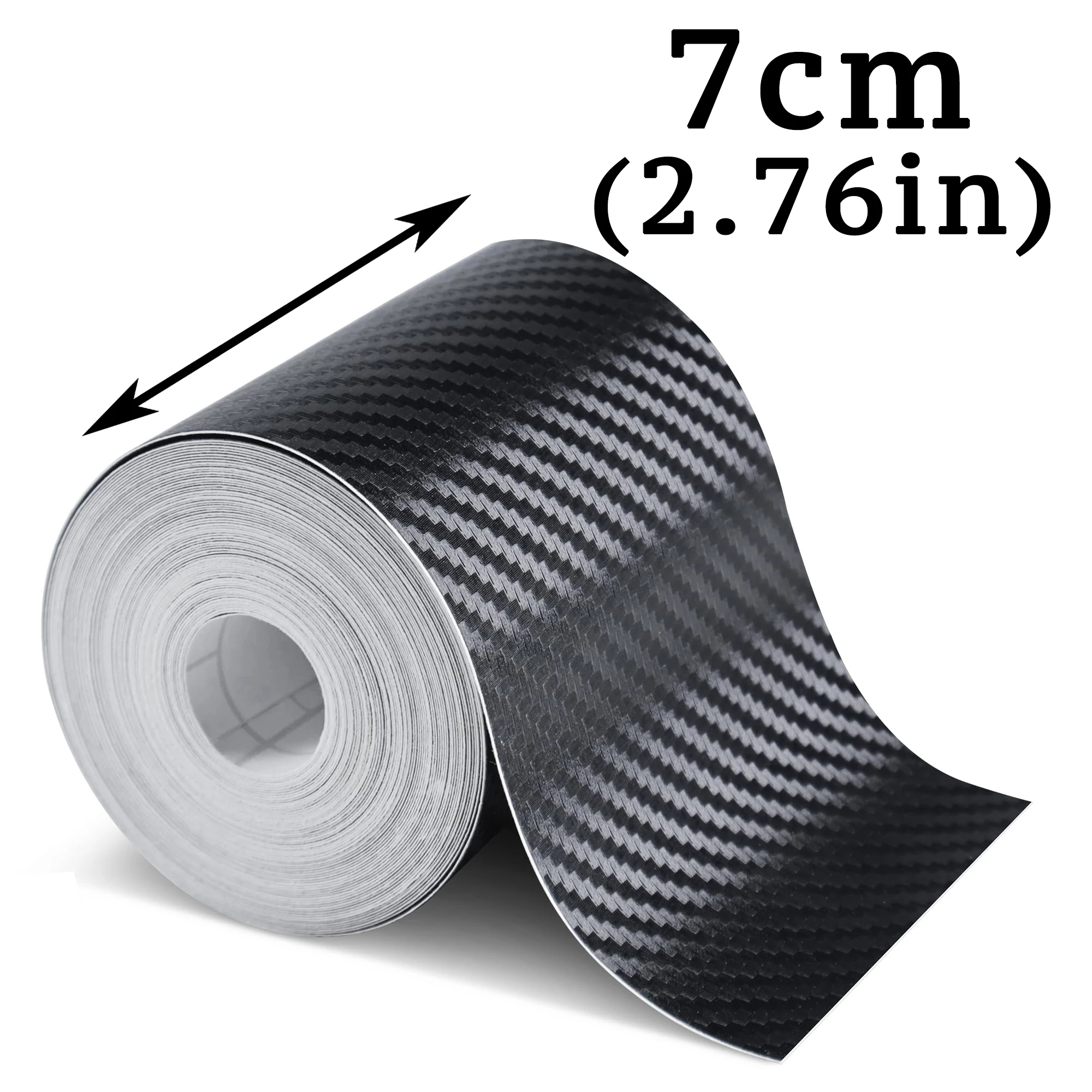 Autodeur Bescherm Tape Koolstofvezel Lichaam Vinyl Wrap Accessoires Zwarte Sticker 3D 5D Auto Folie Protector Cover Film Wikkelen