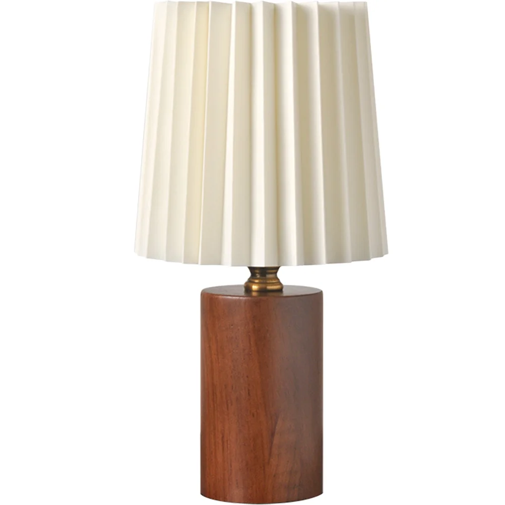 

Small Pleated Table Lamp Desk Lamps for Night Room Bedside Cordless Bedroom Nightstand