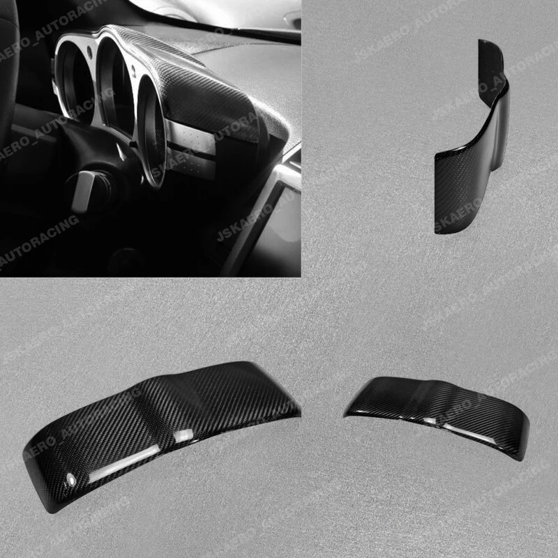 

Carbon Fiber For Nissan Fairlady 350Z Z33 02-08 Interior Dial Dash Stick Cover car BodyKits