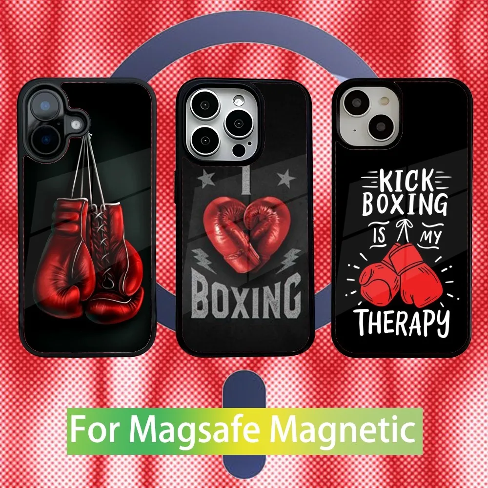 

I Love Kick Boxing Phone Case For iPhone 16,15,14,13,12,11,Pro,Max,Plus,Mini,SE New Magsafe Magnetic Wireless Charging