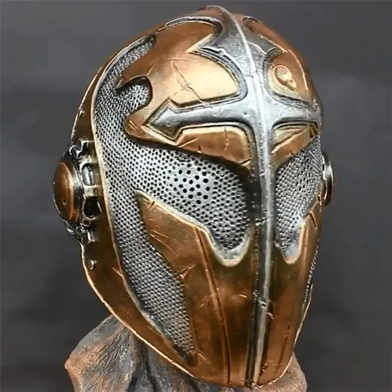 Temple Knight Mask Halloween Carnival Ball Party Play High Grade Resin Party Mask