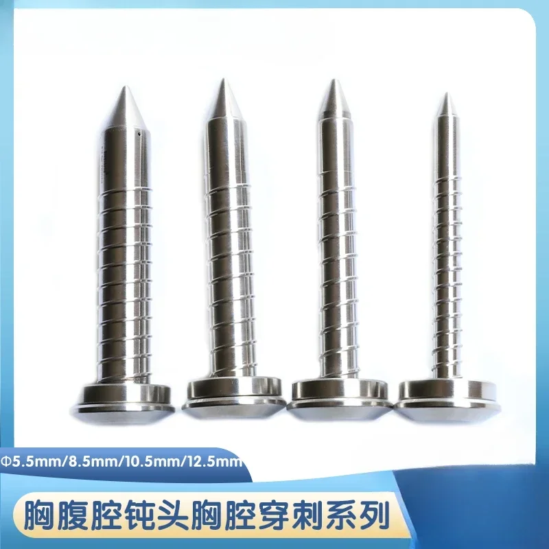 흉강경 피어싱 무딘 머리 펑크 복강경 기구 스테인레스 스틸 스레드 피어싱