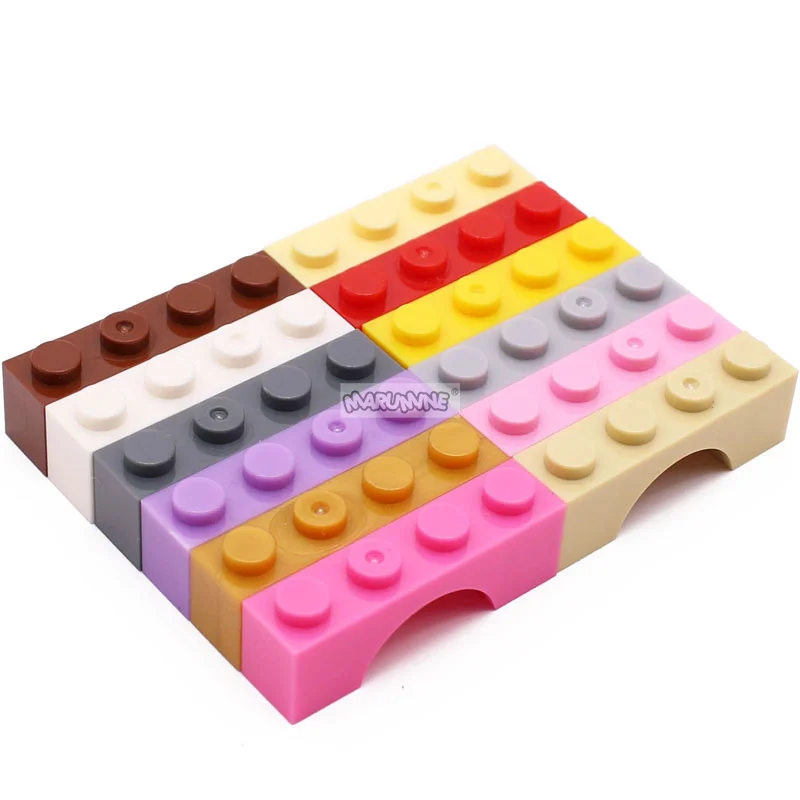 Marumine MOC Building Block Classic Arch 1x4 compatible 3659  Bricks 100 PCS DIY Assembly Parts Educational Kids Toy Accessories