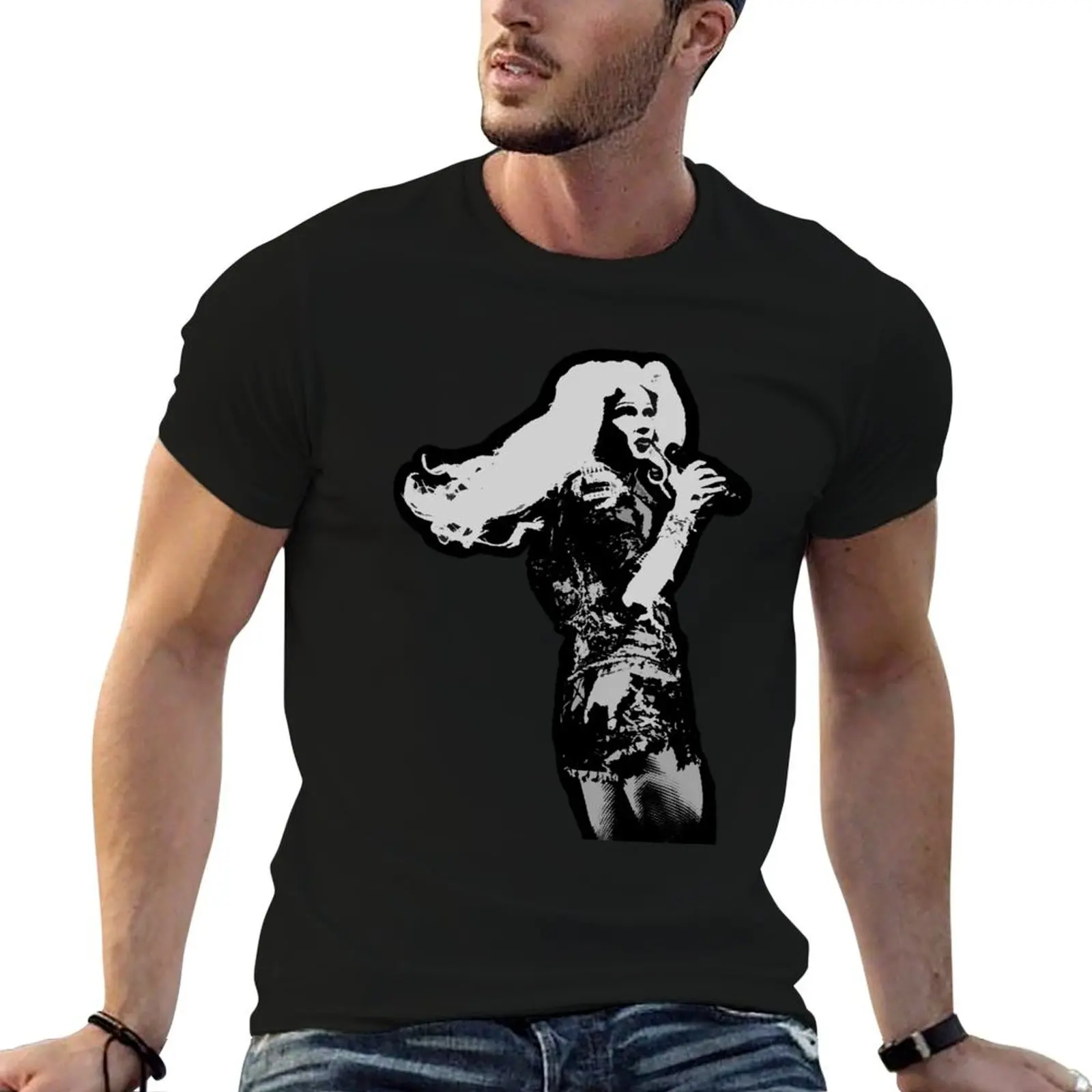 Camiseta Hedwig on Bway para hombre, camiseta gráfica de lujo para hombre, camiseta de algodón pesado para hombre