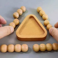 Wooden Pyramid Puzzle IQ Logic Training Brain Teaser Puzzles for Teens Adults Kids Educational Toys Mind Baffling Games 5