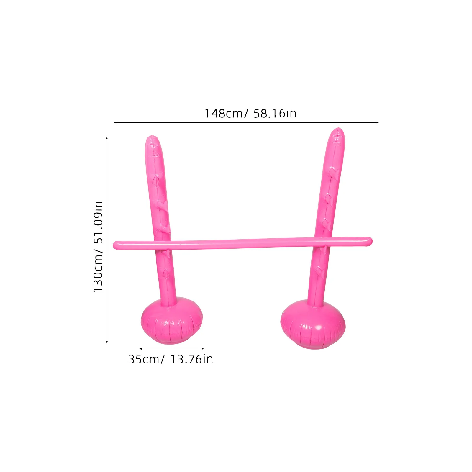 Inflatable Game Adjustable Jump Bar For Outdoor Beach Pool Party Summer Carnival Family Gathering Adults