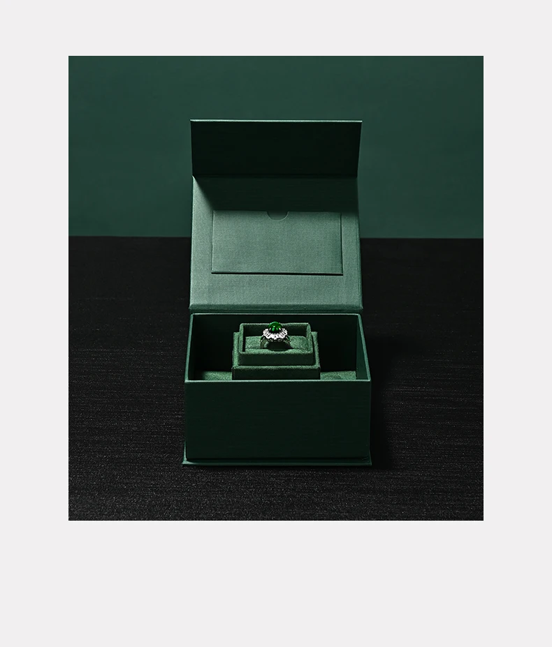 Oirlv Ring Box Ingeniously Designed with a Specialized Slot for Secure Jewelry Placement Boasting a Sophisticated Structure Gift