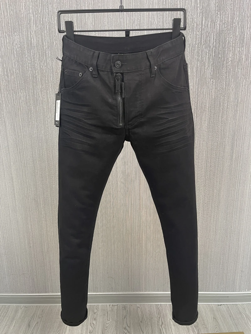 new design top Men Jeans Denim Pants Designer slim Coolguy Cotton black best quality Pocket Stretch D2 jeans pant 9889