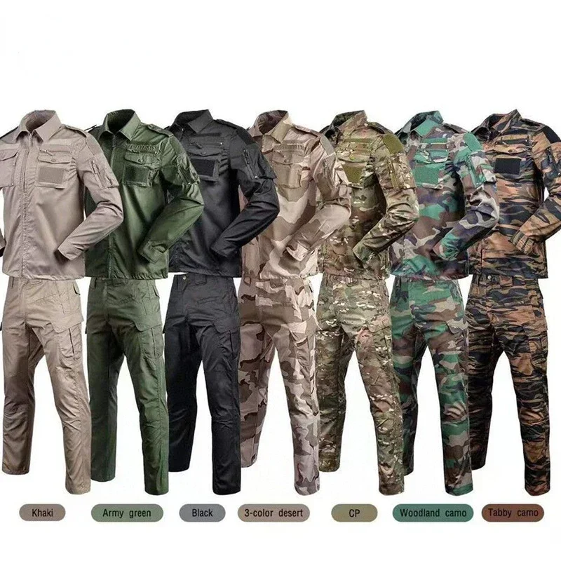 Outdoor Uniform Tactical Suit Camouflage Suit Uniforms Men Special Clothing Work Suit Set