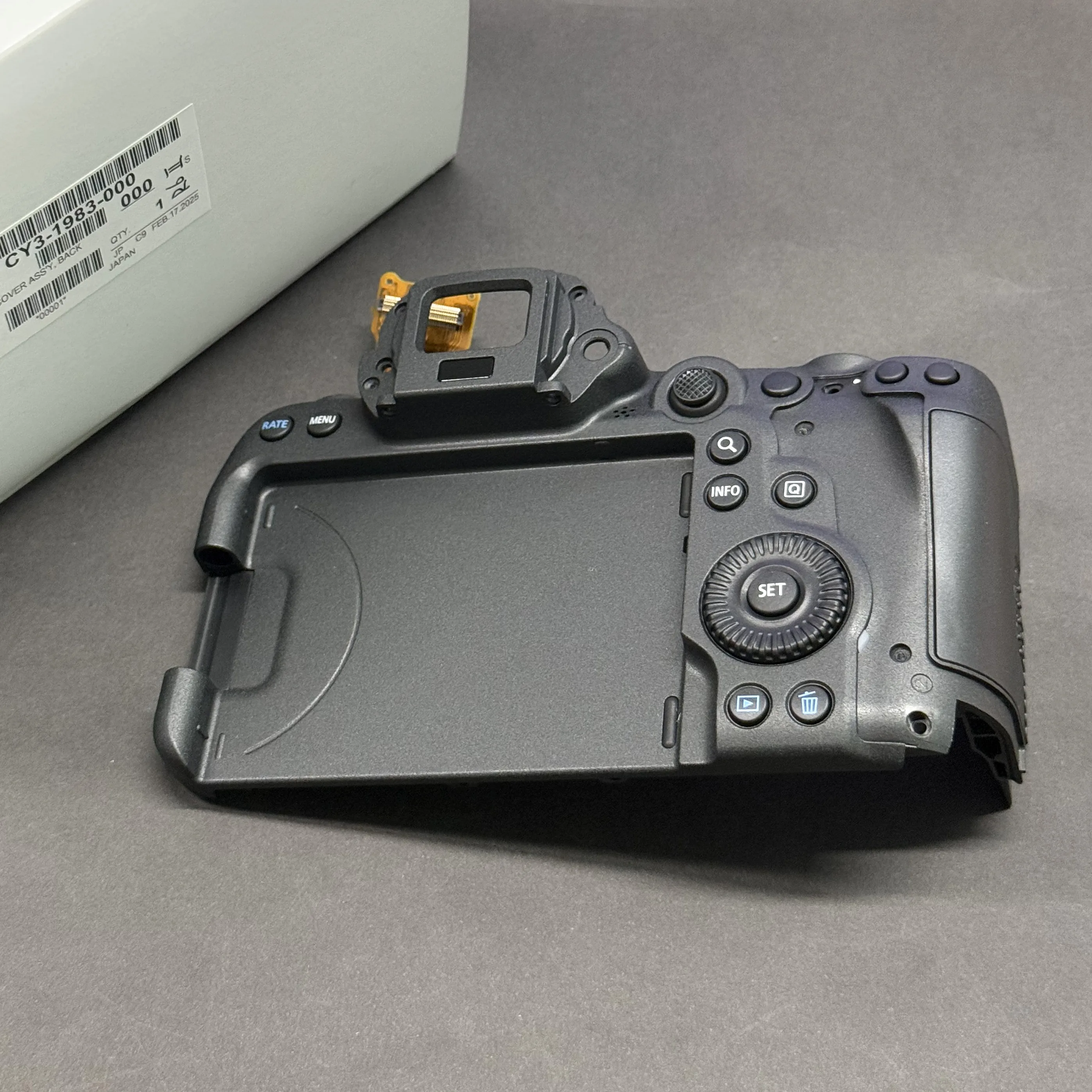 NEW For Canon R6 Back Cover Rear Case Shell + Dial Wheel Button + SD Card Cover R6  R6 II  Camera Replacement Repair Spare Part