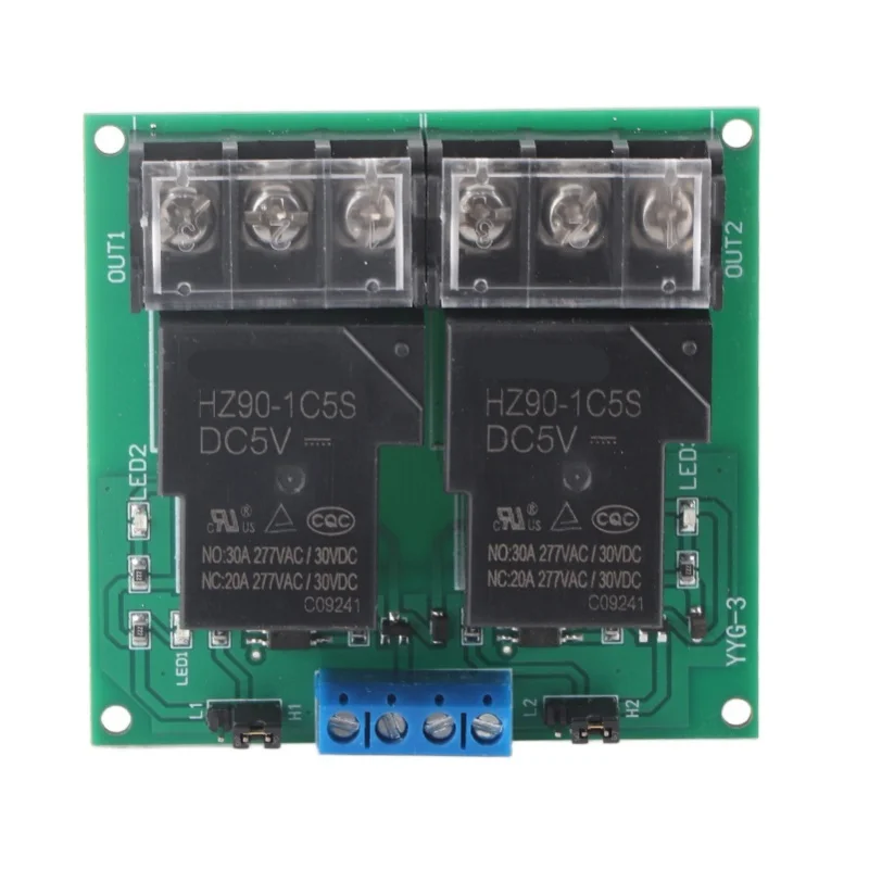 High Power Two Way Bidirectional Optocoupler Isolation Relay Module 30A YYG-3