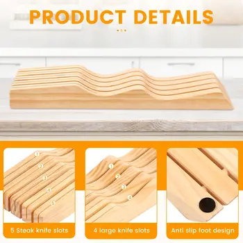 8 最佳銷售 木質刀架 - №4