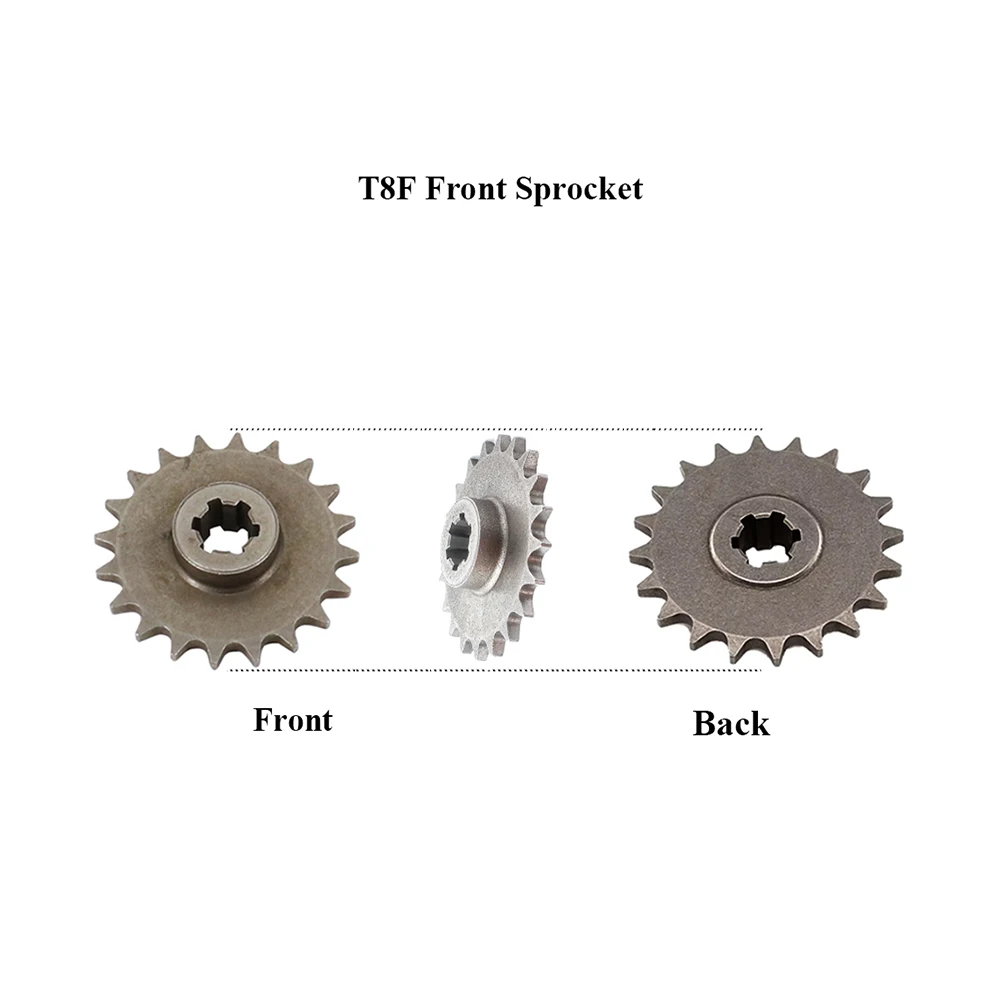 Front Gear Box Sprocket T8F 11T 13T 17T 20T Pinion Sprocket Chain Cog Metal For 47cc 49cc Minimoto ATV Mini Bike Moped Scooter