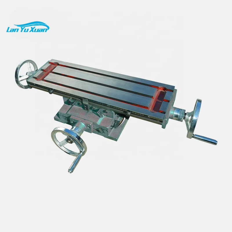 

Cast iron dovetail guides two axis xy cross manual slide table for milling and drilling machine