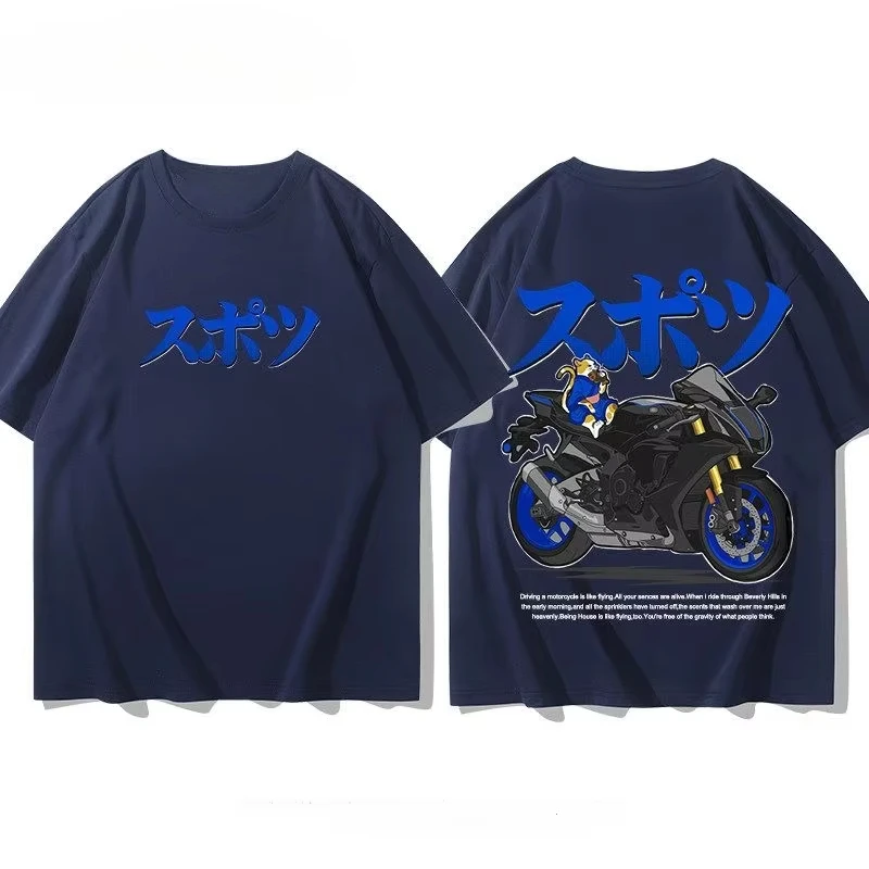 Motorcycle Cycling Suit Short-sleeved Motogp Factory Team Heavy Locomotive Enthusiast Fashion Summer T-shirt