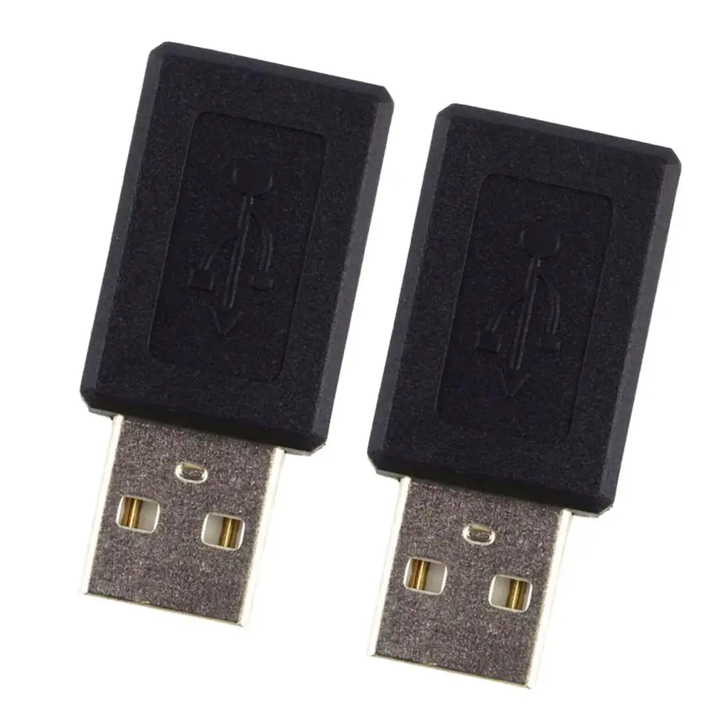 USB2.0 Male to Micro USB Female Connector Mini Plastic Adapter USB Charger Multipurpose for Device Expansion