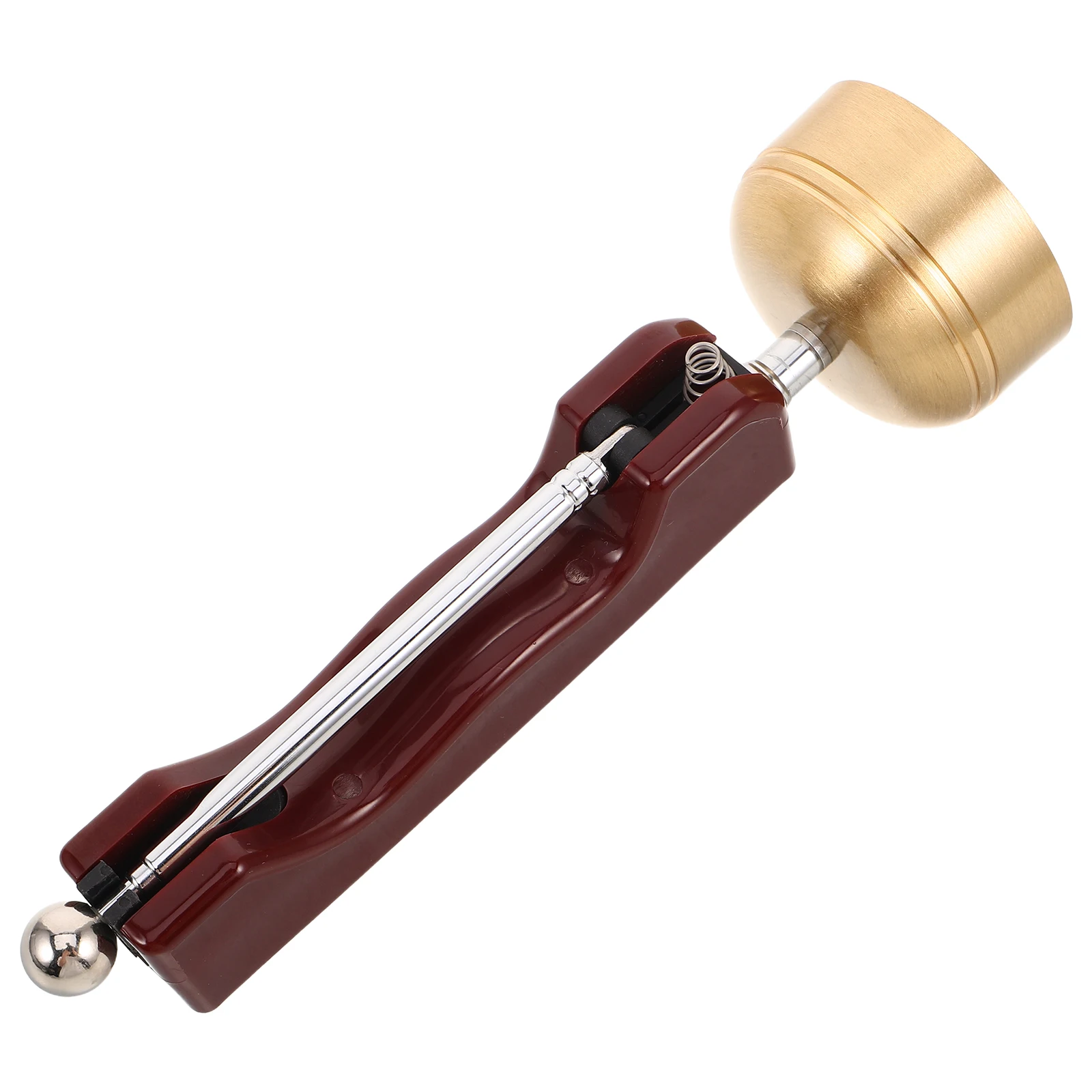 

Adjustable Handheld Prayer Ergonomic Copper Bell Spiritual Rituals Retractable Design Compact Lightweight Precision