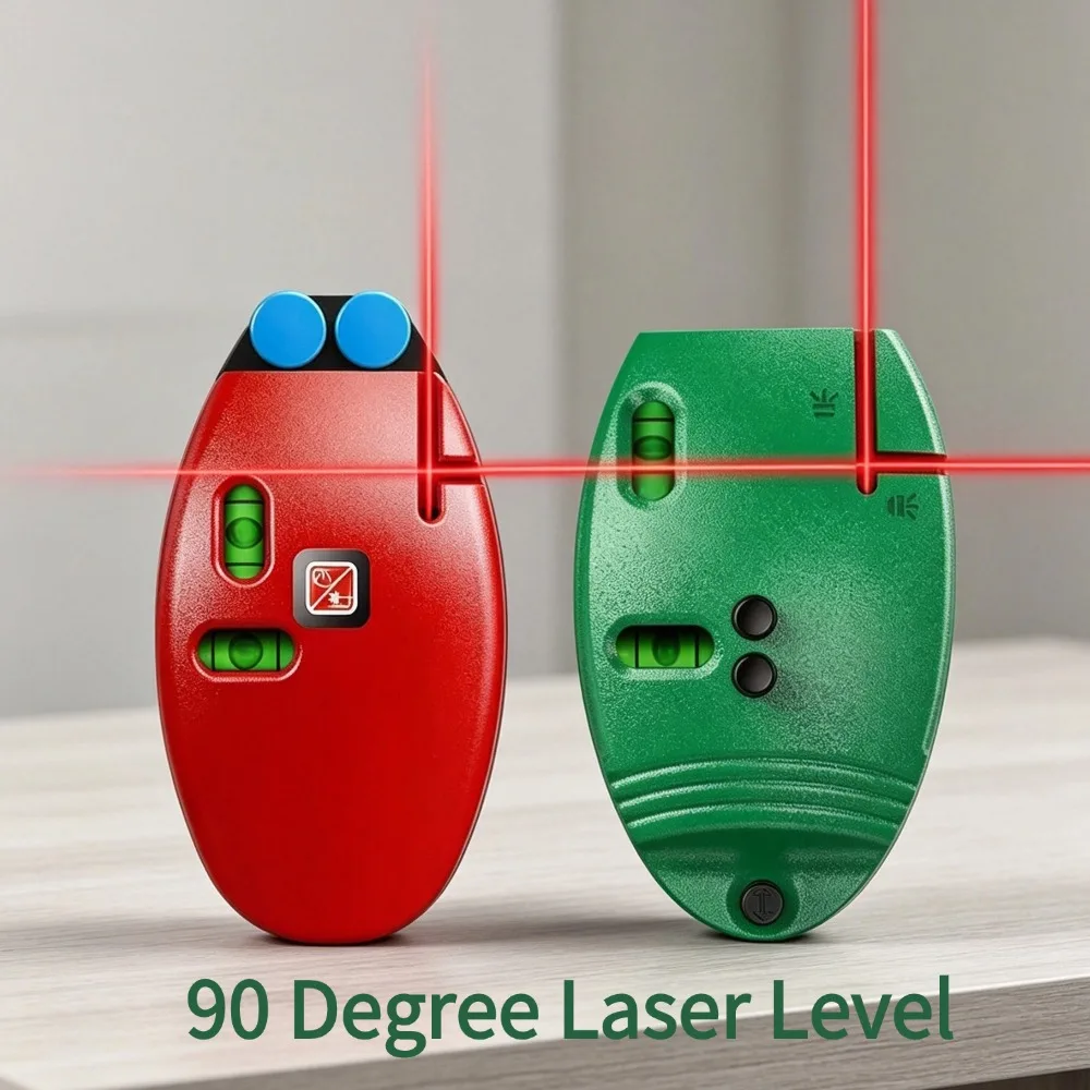 Right Angle Laser Level Electronic Infrared Line Marker High Precision Long Distance Measuring Tool For Wall Tile Woodworking