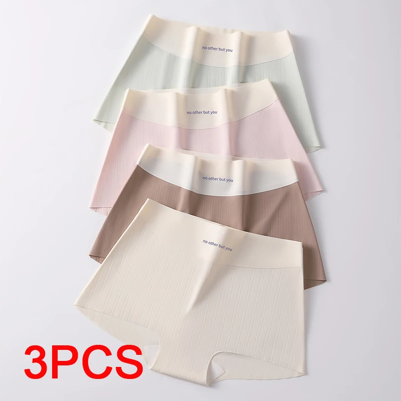 Briefs Panties Women Micro Underwear Women's Sexy Lingerie Panties Set Pack Ice Silk Boxer Woman Sport Outfit for Woman Seamless