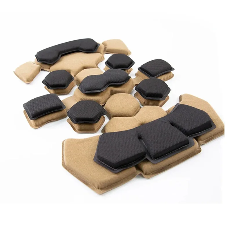 TB-FMA Comfortable Dual Layer Memory Foam Helmet Pad Replacement Helmet Cushion Protective Pads Tactical Helmet Accessories