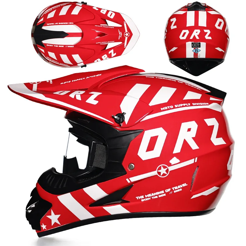 Dirt Bike Off Road Motocross ATV casco moto uomo donna professionale Dirtbike casco da equitazione DOT approvato caschi integrali