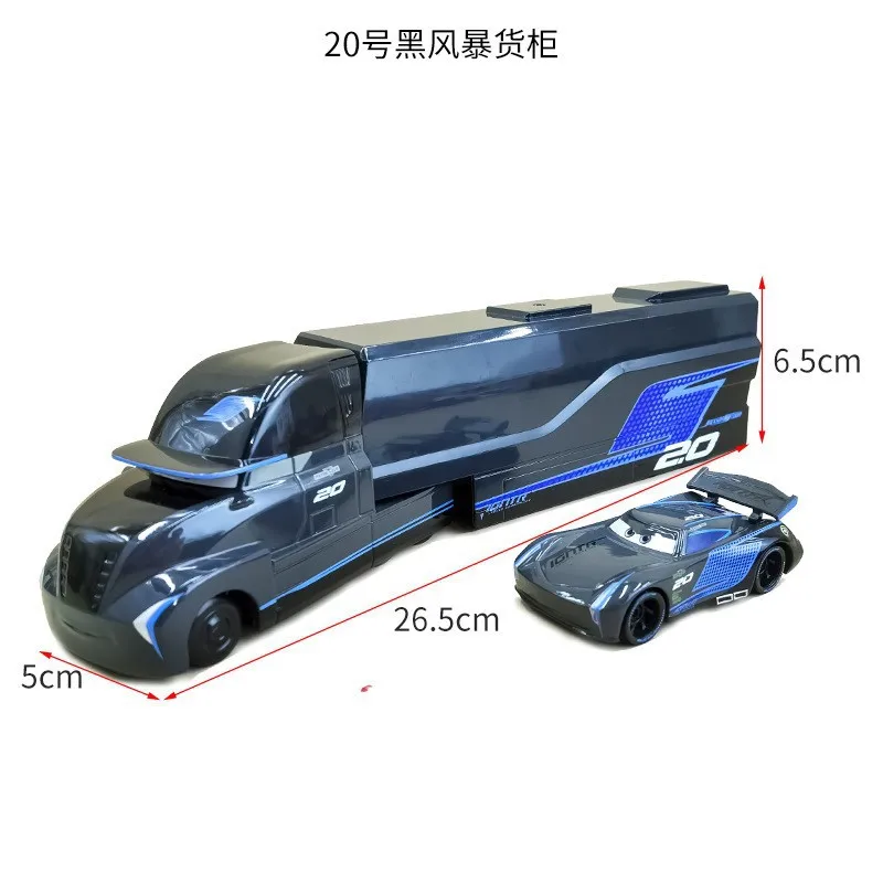 

7-Disney Pixar Cars Racing 2 3 Toy Lightning McQueen Storm Mater Chick Hicks 43KING RACING Alloy Metal Model Car Children Gift