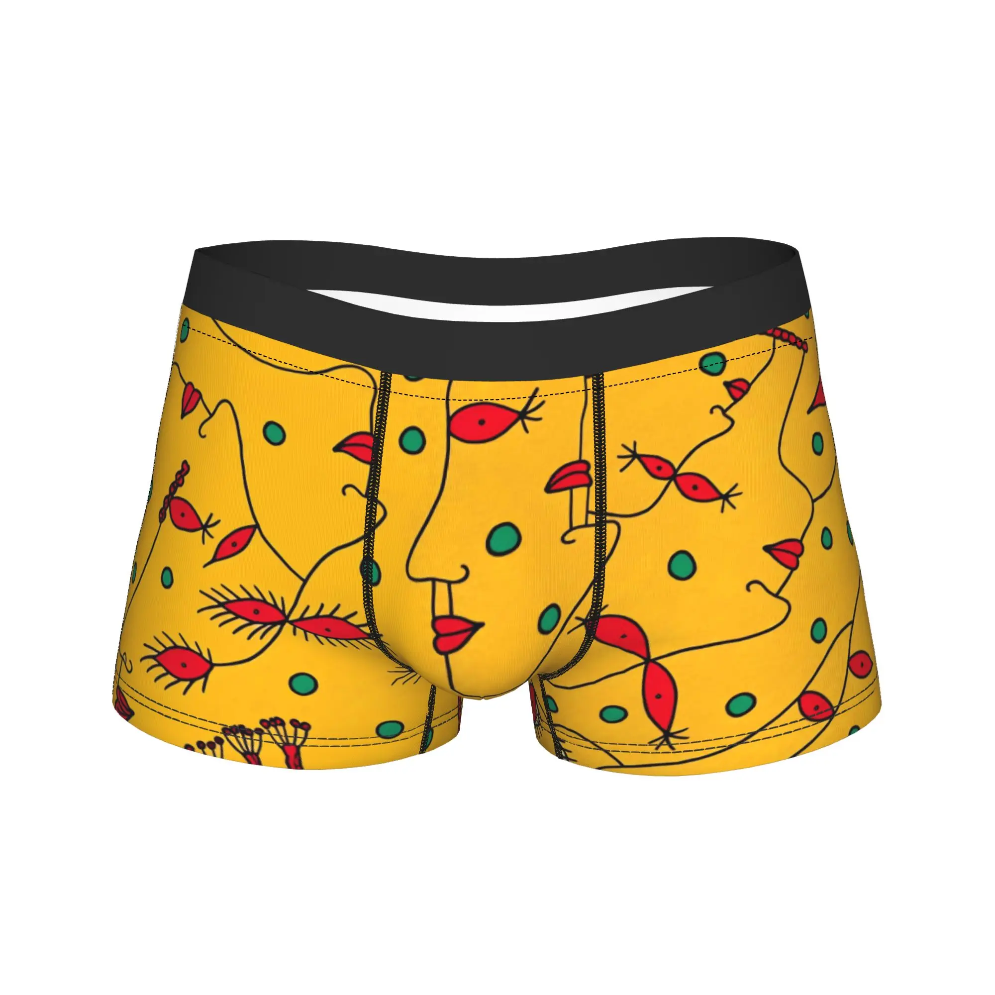 Yayoi Kusama Faces Underwear  Custom Trunk Hot Sale Men Panties Breathable Shorts Briefs Gift Idea