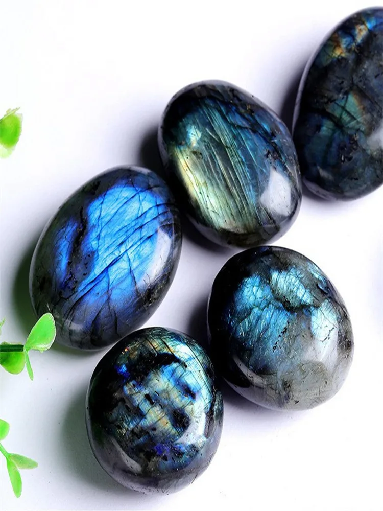 1000g Natural Light Crystal Palm Stone  Room Decor Witchcraft Ornament